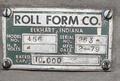 10,000# x 48&quot; Roll Form Co. Uncoiler