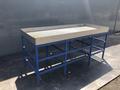 40&quot; X 100&quot; X 25 GALLON WASH TABLE WITH SMARTWASHER MODEL 25-2 HEATED POWER PUMP: STOCK 16462
