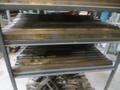 Press Brake Dies - Large Assortment on Cart w Casters- Auction Item