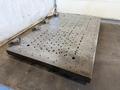 60" X 96" X 5" DRILLED &amp; TAPPED FLOOR PLATE. STOCK # 0540626