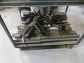 Press Brake Dies - Large Assortment on Cart w Casters- Auction Item