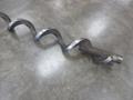 Used Haas VM/VF-3 Series 110" x 3.75" Spiral Chip Auger Screw with .75" ID Drive End