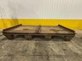 20 TON X 14' X 6' PORTABLE DIE TRANSFER CART, RUBBER TIRE: STOCK #23620
