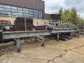 30'  OF HEAVY DUTY POWERED CHAIN DRIVEN ROLLER CONVEYOR 33" WIDE