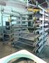 Roll-Out Cantilever Rack, Double Sided, (7) Roll-Out Shelves Each Side