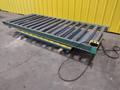 3,500 LBS X 30" X 96" BISHAMON MODEL #VIS-35-48 SINGLE PHASE 110V ROLLER TOP HYDRAULIC LIFT TABLE: STOCK #20967