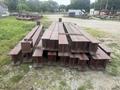 10 TON x 360 FT LONG FREE-STANDING CRANE RUNWAY SYSTEM: RAIL, I-BEAMS, AND UPRIGHTS: YOBRO 25872