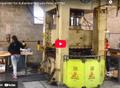 660 TON SUTHERLAND MODEL #HD1 HYDRAULIC 4 POST GUIDED RAM PRESS 15&quot; STROKE: YOBRO #24088