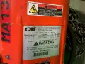COLUMBUS MCKINNON CORPORATION 1000 LBS ELECTRIC CHAIN HOIST  -  SHOPSTAR