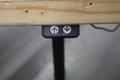Adjustable Height Electric Lift Work Bench on Casters- Auction Item