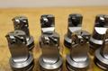 Jewell Tool Group C5 Capto Shank Short Replaceable Inserted Grooving Heads uses 4125 Type Inserts (11pcs)- Auction Item