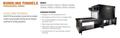 24" X 16" EASTEY MODEL #ETB2416 DUAL ZONE HEAT SHRINK TUNNEL MACHINE, NEW 2015: STOCK #20343