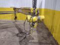 1 TON RELIABLE WALL MOUNTED JIB CRANE W/ 1 TON BUDGIT HOIST W/ TROLLEY: YOBRO #25151