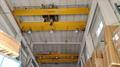 60 TON (10T AUX) x 36' KONE 8-WHEEL DOUBLE GIRDER OVERHEAD BRIDGE CRANE: STOCK #18375