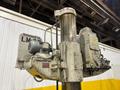 8&#039; ARM x 19&quot; GIDDINGS &amp; LEWIS MODEL #956-CHIPMASTER RADIAL ARM DRILL ON 360° T-SLOTTED BASE: STOCK #23546