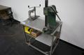 Press and Tapping Station on Rolling Cart, wiith Dake Arbor Press No.1, and EZ-Tapper Manual Hand Tapper- Auction Item