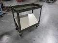 Steel Rolling Shop Cart with 2 Shelves- Auction Item