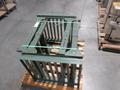 Adjustable Height 24" Wide Roller Conveyor (2) Sections 30" Length, Approx 28-36" Height- Auction Item