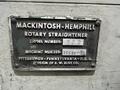 2.25" X 6 ROLL MACKINTOSH-HEMPHILL / TURNER MODEL #922 TUBE &amp; BAR STRAIGHTENER: STOCK #22572