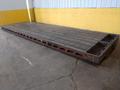 6.5' (80") x 22' (264")  T SLOTTED FLOOR PLATE PLANER TABLE: STOCK #13637