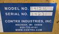 2 TON CONTRX INDUSTRIES MODEL #A41216 FREE STANDING JIB CRANE: YOBRO #23871