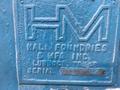 hall model hm6 molding machine s/n 1096 with hydraulics and controls with plc, 48&quot; x 48&quot; front platen, 45x48 rear platen