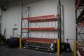 Pallet Racking: (2) 16'H x 48" Uprights, Tear-Drop Style, (3) 12' Shelves, Wire Decking - NO CONTENTS- Auction Item
