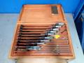 STARRETT 2-3" TO 11-12" OUTSIDE MICROMETER SET W/CASE