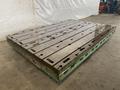 96&quot; X 144&quot; X 12&quot; GIDDINGS AND LEWIS T-SLOTTED FLOOR PLATE. STOCK # 1163121