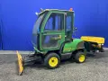 JOHN DEERE 54" BLADE 4WD TRACTOR W/SNOW PLOW &amp; SALT SPREADER  -  1435