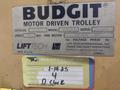 2 TON BUDGIT ELECTRIC CRANE HOIST: YOBRO #24609