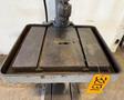 20" Clausing Single Spindle Drill Floor Type, V-Speed 300-2000 RPM,  22" x 19" Tbl., 1-1/2 HP