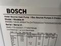 Bosch Water Source Heat Pump - Sm060-1ahx-xrsata-chtx