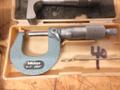 Micrometers | (2) Mitutoyo 0-1" Wall Mics, (1) Mitutoyo (1) Starrett 0-1" Wall Mic, (1) Lufkin 0-1" Pressure Mic, Brown &amp; Sharpe 0-1" Depth Mic- Auction Item