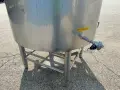 WALKER STAINLESS 400 GALLONS S/S JACKETED MIXING TANK   -  MIX
