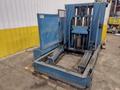 20,000 LBS BRANER HYDRAULIC COIL UPENDER WITH POWER FEED CONVEYOR: YOBRO #25238