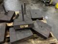 12&quot; LONG X 10&quot; WIDE X 2-3/4&quot; TALL VIBRO-DYNAMIC PRESS ISOLATION PADS(QTY7) STOCK # 0883225