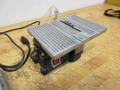 Miniature Table Saw with Remote Foot Pedal, 3.5" Blade, 7.5" x 5.5" Cutting Table- Auction Item