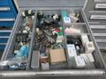 9 Drawer Cabinet with Contents: Fittings, Electrical Components.- Auction Item