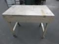 Rolling Steel Workbench with Wood Laminate Top- Auction Item