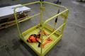 Fork Mounted Man lift Cage with Safety Chains and Personal Safety Harness, 771 lb Capacity- Auction Item