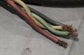 Heavy Duty 3 Phase Wire (1) Approx 25' of 6/3 &amp; 8/1, (1) Approx 26' of 6/4, (1) Approx 100'+ Coil of 4/C 10 AWG Wire- Auction Item
