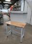 Portable Work Bench with Maple Top, Upper Shelf, Drawer, Work light- Auction Item