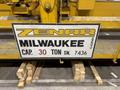30 TON X 61'8" SPAN ZENAR OVERHEAD BRIDGE CRANE. STOCK # 0983926