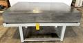 48" x 72" Granite Surface Plate, Black, 10" Thick, Stand