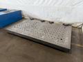 60" X 96" X 5" DRILLED &amp; TAPPED FLOOR PLATE. STOCK # 0540626