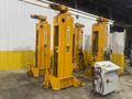 (4) 20 TON (160,000 LBS TOTAL) RAILWAY / NEUERO HEAVY DUTY MOBILE VERTICAL LIFT JACKS: YOBRO #23870