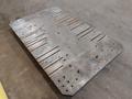 96&quot; X 60&quot; T-SLOTTED BOLSTER PLATE / LAYOUT SURFACE PLATE: STOCK #12681