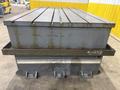 60" X 120" T-SLOTTED LAYOUT TABLE / FLOOR PLATE WITH COOLANT TROUGHS: YOBRO #25558
