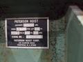 10,000 LBS (5 TON) PATTERSON POWERED CABLE HOIST: STOCK #22969
